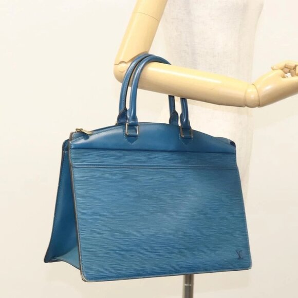 LOUIS VUITTON Epi Riviera Hand Bag Blue - Picture 1 of 16